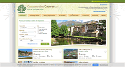 Desktop Screenshot of casasruralescaceres.com